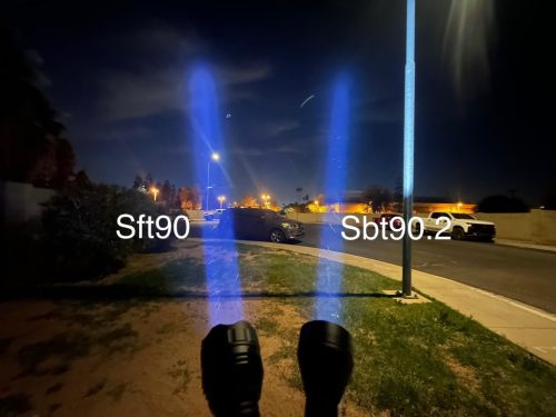 Convoy L21B Taschenlampe mit SFT90 LED (5000 Lumen, ca. 1000 m Reichweite)