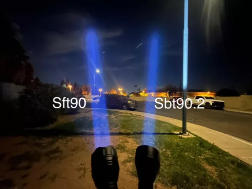 Convoy L21A Taschenlampe mit SFT90 LED, 5000 Lumen und ca. 1100 m Reichweite- package damaged