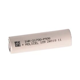   Molicel INR21700-P50B leistungsstarker wiederaufladbarer Li-Ionen-Akku mit 5000 mAh Kapazität und 60 A Belastbarkeit
