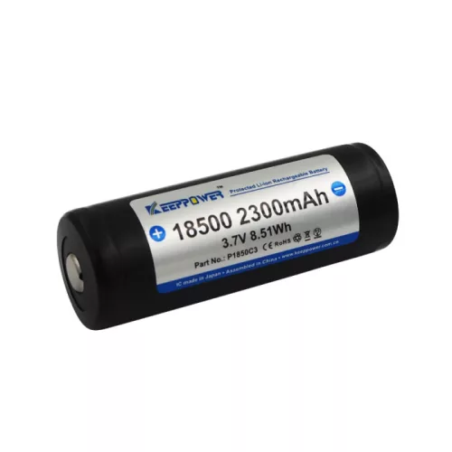 Keeppower 18500 Akku 2300 mAh geschützt