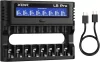 XTAR L8 Pro 8-fach-Ladegerät für AA/AAA NiMH- und 1,5-V-Li-Ionen-Akkus