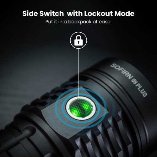 Sofirn Q8 Plus Leistungsstarke 16000 Lumen USB C Wiederaufladbare Taschenlampe