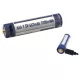 2 Stück Keeppower AAA 1.5V 1000 mWh Lithium-Ionen-Akku (wiederaufladbar über micro USB)