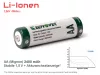 Keeppower P1450I AA 1.5V 3600mWh 2400mAh wiederaufladbare Li-ion Batterie