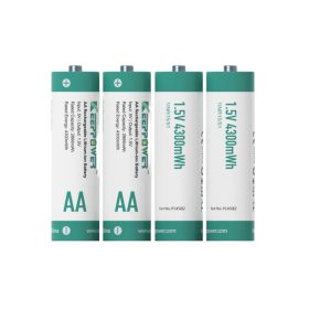   Keeppower P1450I2 AA 1.5V 2866 mAh wiederaufladbare Li-ion Batterie