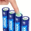 XTAR AA 1,5V 3960 Li-Ion 2500mAh mit innovativem Touch-Ladezustandsanzeiger und Niedrigladeanzeige