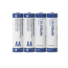   Keeppower P1450I3 AA 1,5 V Li-Ion Akku 3133 mAh / 4700 mWh – 4er-Set
