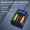  XTAR L4 Pro Smart-Ladegerät für AA/AAA 1,2V NI-MH und 1,5V Lithium-Akkus