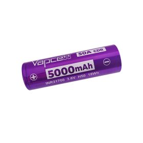Vapcell H50 5000mAh 3,6V wiederaufladbarer Li-ion 21700 50A