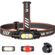 Wurkkos HD17 Leistungsstarke Stirnlampe, 2500 Lumen, 220 m Leuchtweite, Spot- & Flutlicht & Rotlicht, Konstantstromtreiber & einfache Benutzeroberfläche