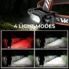 Wurkkos HD17 Leistungsstarke Stirnlampe, 2500 Lumen, 220 m Leuchtweite, Spot- & Flutlicht & Rotlicht, Konstantstromtreiber & einfache Benutzeroberfläche