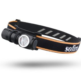   Sofirn HS10 USB C Wiederaufladbare Mini 16340 Stirnlampe 1100lm LH351D 90CRI Winkel Taschenlampe TIR Optik mit Magnet Tail 2 Gruppen