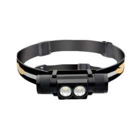   Sofirn D25S Leistungsstarke, wiederaufladbare Stirnlampe mit 1200 Lumen, Dual SST40 LED-Taschenlampe mit verstecktem USB-Anschluss