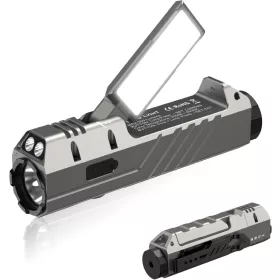   Wurkkos HD05 4-in-1 EDC-Taschenlampe – 3100 lm, 335 m, UV, Rotlicht, schwenkbares Seitenlicht