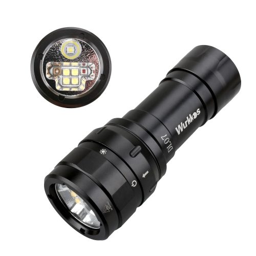 Wurkkos DL07 Multi Color Wiederaufladbare LED-Taschenlampe mit LH351D/ Rotlicht/ UV-Licht
