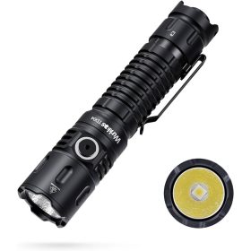   Wurkkos TD04 XHP50D HI Wiederaufladbare Taschenlampe USB-C 3000 Lumen Taschenlampe IP68 Wasserdicht EDC Schwanz Schalter, 21700 Batterie zwei Modus Gruppe taktische