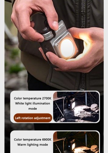 LiitoKala XY-009 Multifunktionale Campinglampe – 3500 Lumen, IPX4 wasserdicht, magnetisch & tragbares Outdoor-Licht.