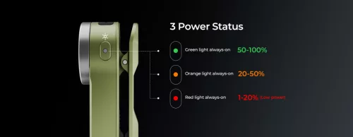  Wurkkos HD03 wiederaufladbare EDC Taschenlampe mit Clip, 680 Lumen, schwarz