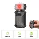 WURKKOS HD04 Clip-On EDC Taschenlampe – 750LM, 180° drehbarer Kopf, Spot-/Flutlicht/RGB für Outdoor, Arbeit & Notfälle