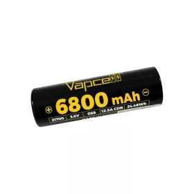 Vapcell G68 21700 6800mAh Akku 3,6V 12,5A