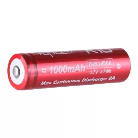   Vapcell K10 INR14500 1000mAh 8A wiederaufladbarer Li-ion Akku BUTTON TOP