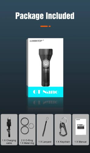 LUMINTOP GT NANO v3 EDC-Taschenlampe